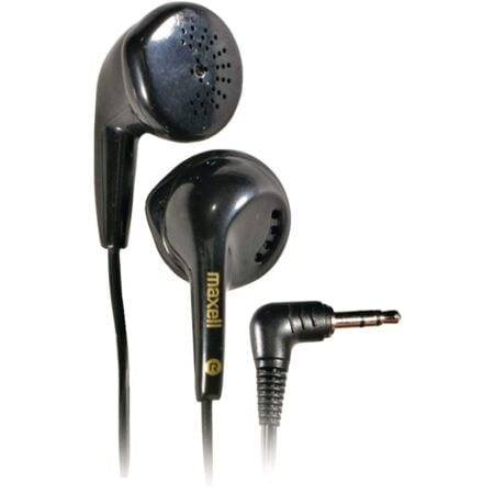 Maxell ? 190560, Wired Earbuds Headphones with Lightweight Extended Use Anisotropic Ferrit