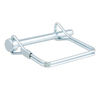 CURT 25080 Trailer Coupler Pin, 1/4-Inch Diameter x 2-3/4-Inch Long, Clear ZINC