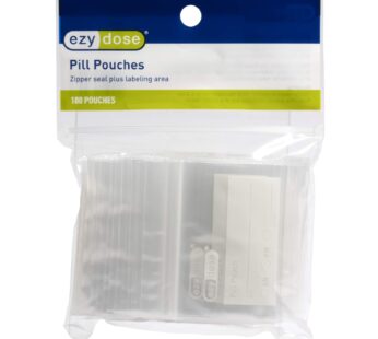 Ezy Dose Pill Packs | Pill and Vitamin Organizer Pouches | 100 Count | Disposable