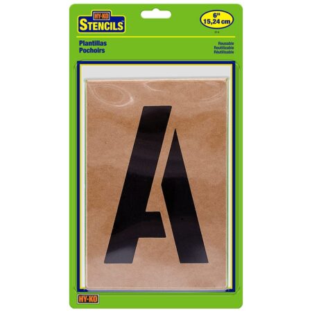 Hy-Ko Prod Co 6" Letter/Number Stencil Set