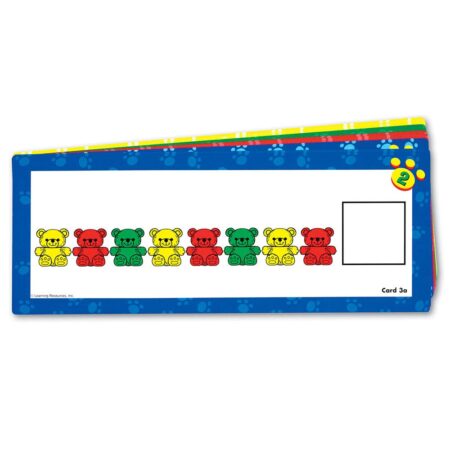 Learning Resources Three Bear Family Pattern Cards, Homeschool, Early Math Skill Learning, - Image 5