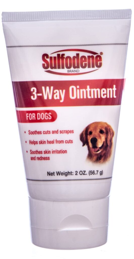 Sulfodene Dog Wound Care Ointment, Relieves Pain & Prevents Infection For Dog Cuts, Scrape