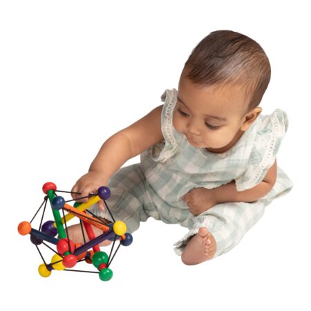 Manhattan Toy Skwish Classic Rattle and Teether Grasping Activity Toy - Image 5