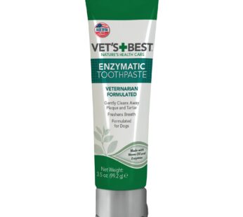 Vet?s Best Enzymatic Dog Toothpaste | Teeth Cleaning and Fresh Breath Dental Care Gel | Ve