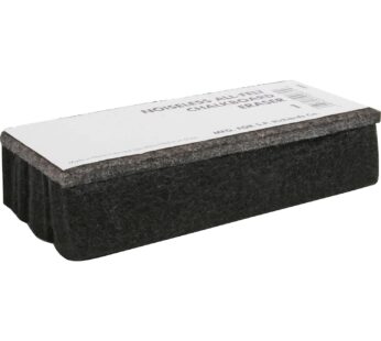 Sparco SPR1 Chalkboard Eraser, All-Felt, Dustless, Black, 6 x 2 1/2