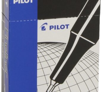 Pilot Fineliner 1.2 mm Tip – Black, Box of 12