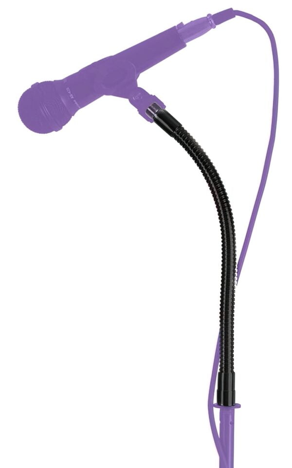 OnStage 13' Microphone Gooseneck, Black - Image 5