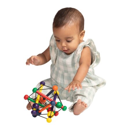 Manhattan Toy Skwish Classic Rattle and Teether Grasping Activity Toy - Image 7