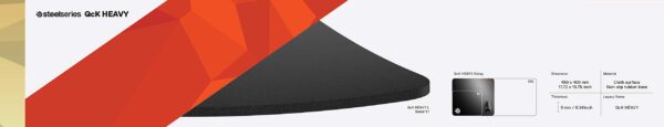 SteelSeries QcK Gaming Mouse Pad - Large Thick Cloth - Peak Tracking and Stability - Optim - Image 7
