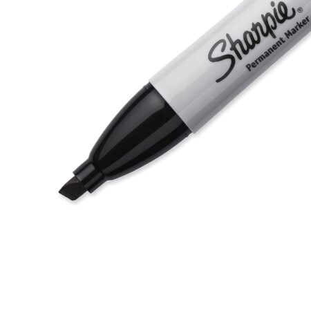 SHARPIE Permanent Markers, Chisel Tip, Black, 12 Count - Image 3