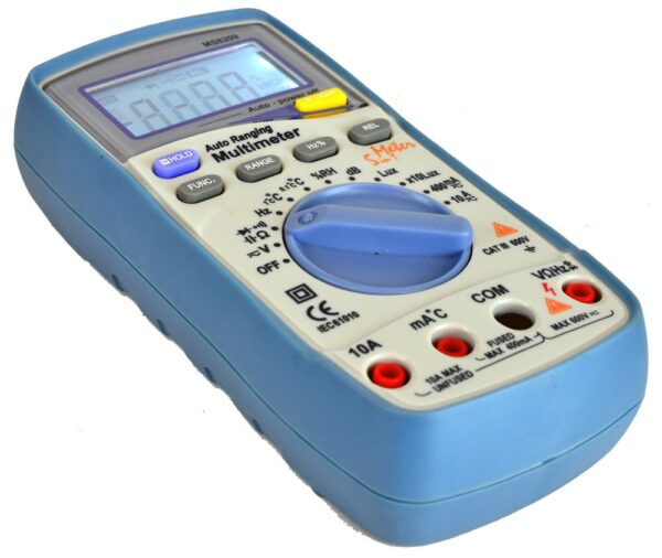 Mastech 5-in-1 multimeter Lux, Sound Level, Humidity,Temperature,True RMS MS8209 - Image 5