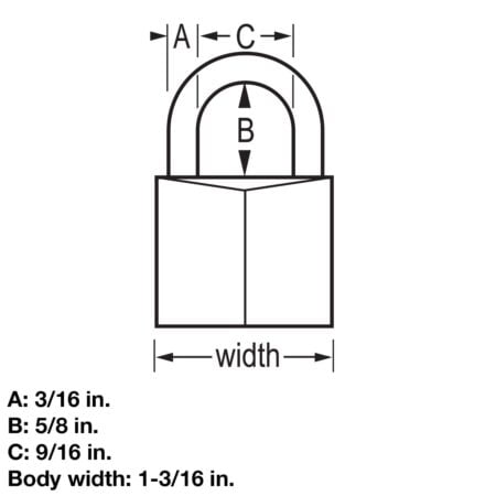 Master Lock Covered Aluminum Padlock with Key, Black, 4 Pack, 131Q - Image 5