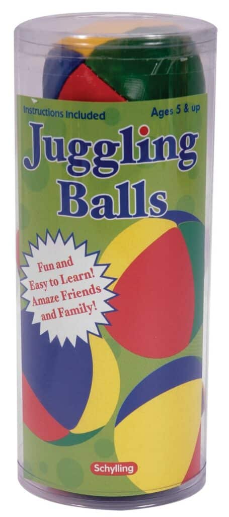 Schylling Classic Juggling Balls - Colorful Vinyl Toss-and-Catch Balls with Bead Filling - - Image 2