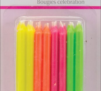 Wilton Birthday Candles, 2.5-Inch, Hot Colors, 24-Pack