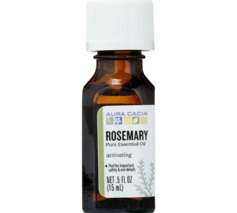 Aura Cacia Pure Essential Oil, Rosemary, 0.5 Fluid Ounce