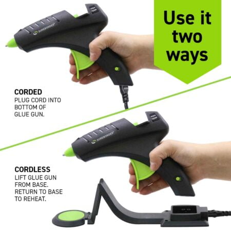 Surebonder Cordless Hot Glue Gun, High Temperature, Full Size, 60W, 50% More Power - Sturd - Image 5