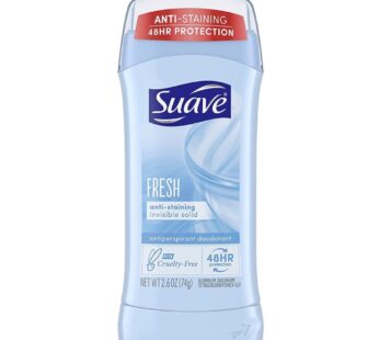 Suave Antiperspirant Deodorant 24-hour Odor and Wetness Protection Shower Fresh Deodorant