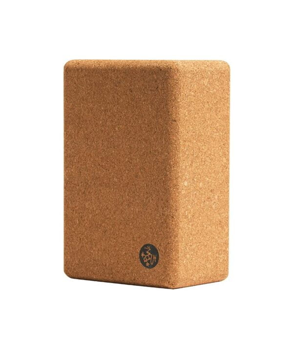 Manduka Yoga Cork Block - Yoga Prop and Accessory, Good for Travel, Comfortable Edges, Lig - Image 2