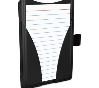 Oxford At-Hand Note Card Case, 3″ x 5″ Size, Black, Includes 25 Ruled Index Cards (63519)