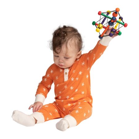 Manhattan Toy Skwish Classic Rattle and Teether Grasping Activity Toy - Image 4