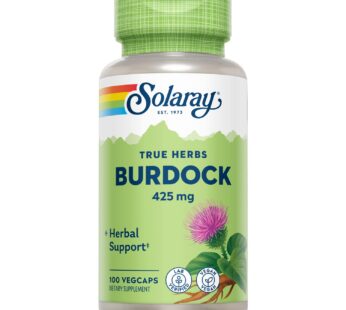 SOLARAY Burdock Root 425 mg | Healthy Liver, Kidney, Digestion, Circulation, Joint & Skin