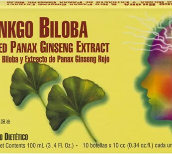Prince Of Peace Ginkgo Biloba & Red Panax Ginseng Extract, 10 Bottles, 0.34 fl. oz. Each ?