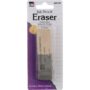 Charles Leonard 2 Sided Ink and Pencil Eraser, Gray/White (80795)