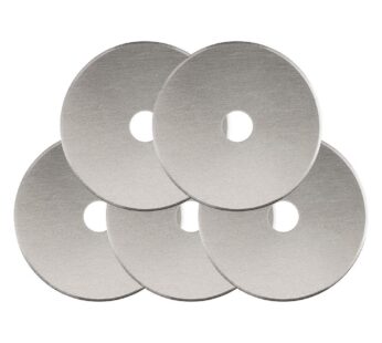 Fiskars Rotary Cutter 45mm Replacement Blades – 5-Pack – 45mm Stainless Steel Rotary Cutte