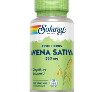 SOLARAY Avena Sativa, 350 mg | 100 Count