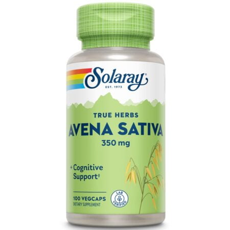 SOLARAY Avena Sativa, 350 mg | 100 Count