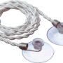 Go Travel Clothes Line, Easy-to-Hang Clothes Line with Polyester Rope and Rubber Suction C