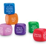Learning Resources Conversation Cubes - 6 Pieces, Ages 6+ Foam Cubes for Social Emotional - Image 4