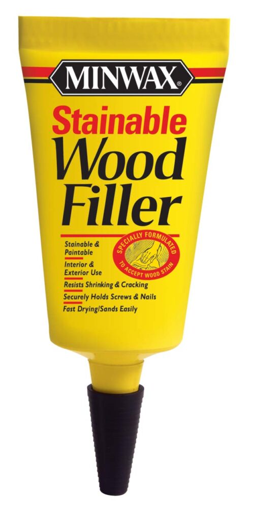 1 oz Minwax 42851 Natural Stainable Wood Filler Interior/Exterior Wood Filler