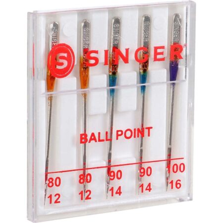 SINGER 4863 Universal Ball Point Machine Needles, Assorted Sizes, 5-Count - Image 5