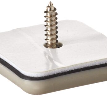 Shepherd Hardware 9242 1-3/8-Inch Square Adhesvie Slide Glide Furniture Sliders, 4-Pack ,