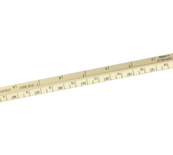 Alumicolor 6-in Pocket Architect Scale Gold