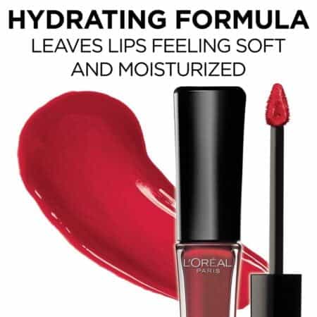 L?Oreal Paris Makeup Infallible 8 Hour Hydrating Lip Gloss, Sangria, 0.21 Fl Oz - Image 5