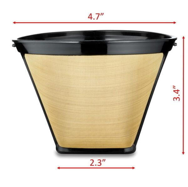 Medelco #4 Cone Permanent Coffee Filter - Image 2