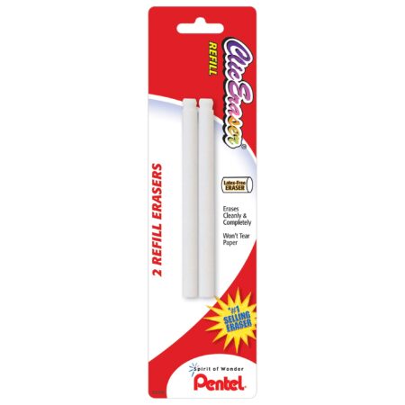 Pentel? Clic Eraser? Refills, Pack Of 2