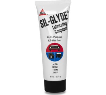 AGS SIL-Glyde Multi-Purpose All-Weather Lubricating Compound for All Surfaces – 8 oz Tube,