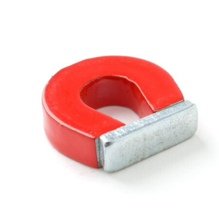 Dowling Magnets Alnico Horseshoe Magnet (One 1 Inch High Red Small Magnet) and One Keeper. - Image 3