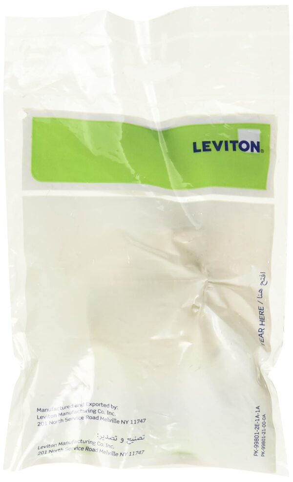 Leviton 128-I 15-Amp 660-Watt Twin Light-Socket Adapter, Ivory - Image 2