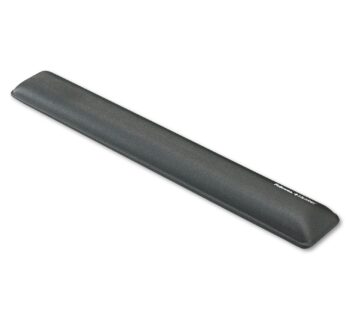 Fellowes Gel Wrist Rest with Microban Product Protection, Graphite (9175301)