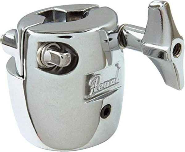 Pearl PCL100 Pipe Clamp Fits 1.5-Inch Vertical Tubes for Tom Arms, Silver