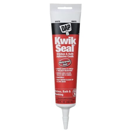 White Kwik-Seal All-Purpose Caulk 18001