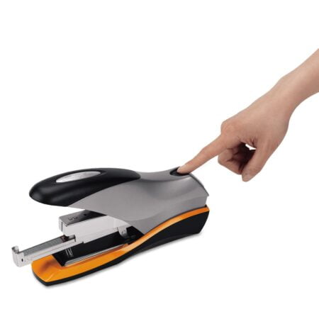 Swingline Stapler, 70 Sheet Capacity, Optima 70, Jam Free, Reduced Effort, Soft Grip, Meta - Image 4