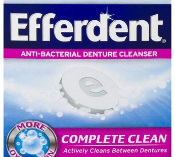 Efferdent Anti-Bacterial Denture Cleanser-126 Count