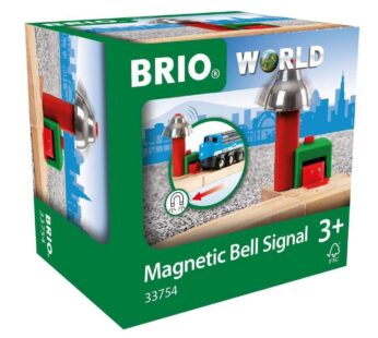 BRIO World – 33754 Magnetic Bell Signal | Accessory for Toy Train Sets for Kids Ages 3 and