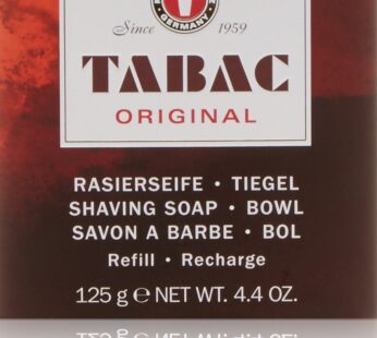 Tabac Original By Maurer & Wirtz For Men Shaving Soap Bowl Refill, 4.4-Ounces