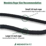 Mendota Products Pet Slip Lead, 1/2" X 6', Black, Dogs, Model:02803 - Image 4